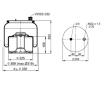 Mech, pneumatické odpružení CONTITECH AIR SPRING 6131 N P40