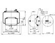 Mech, pneumatické odpružení CONTITECH AIR SPRING 4562 N P03