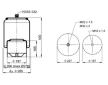 Mech, pneumatické odpružení CONTITECH AIR SPRING 6123 N P40