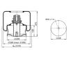 Mech, pneumatické odpružení CONTITECH AIR SPRING 946 N P02