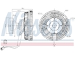 Spojka, větrák chladiče NISSENS 86168