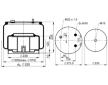 Mech, pneumatické odpružení CONTITECH AIR SPRING 836 N P11