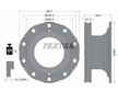 Brzdový kotouč TEXTAR 92116500