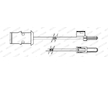 Výstražný kontakt, opotřebení obložení FERODO FAI106