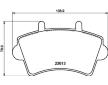 Sada brzdových destiček, kotoučová brzda HELLA 8DB 355 010-021