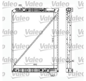 Chladič, chlazení motoru VALEO 732980