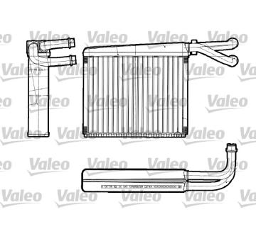 Výměník tepla, vnitřní vytápění VALEO 812251