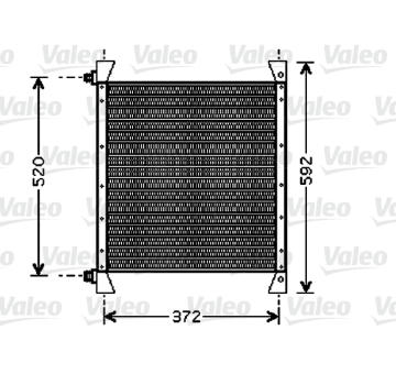 Kondenzátor, klimatizace VALEO 818039