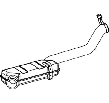 Zadní tlumič výfuku DINEX 68718