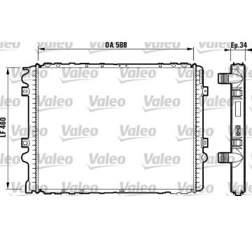 Chladič, chlazení motoru VALEO 732569