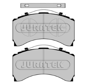 Sada brzdových destiček, kotoučová brzda JURATEK JCP1005