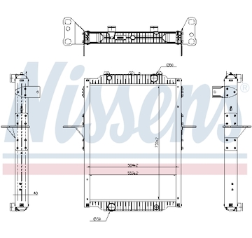Chladič, chlazení motoru NISSENS 637879