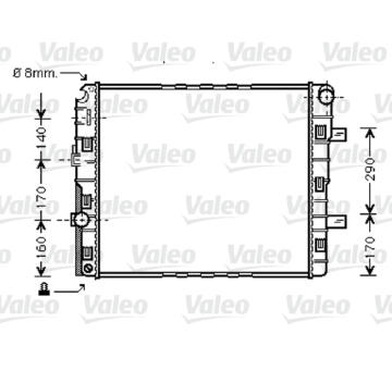 Chladič, chlazení motoru VALEO 733422