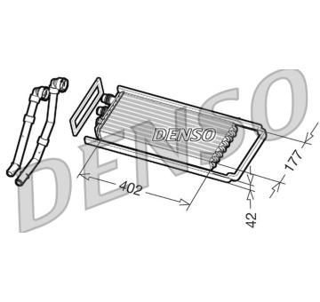 Výměník tepla, vnitřní vytápění DENSO DRR12100