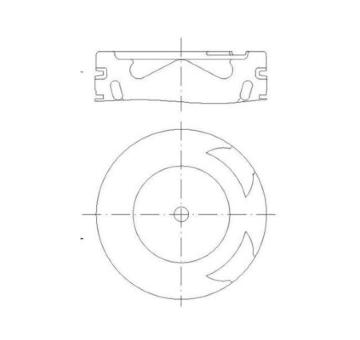 Píst MAHLE 001 PI 00186 000