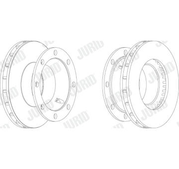 Brzdový kotouč JURID 569123J