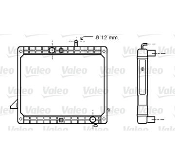 Chladič, chlazení motoru VALEO 733421