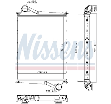 Chladič turba NISSENS 961261