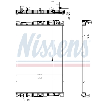 Chladič, chlazení motoru NISSENS 67193