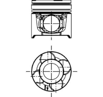 Píst KOLBENSCHMIDT 40217600