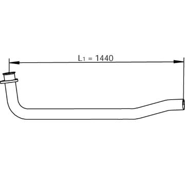 Výfuková trubka DINEX 47161
