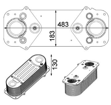 Chladič turba MAHLE CI 233 000P