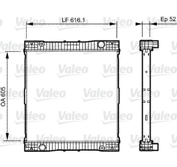 Chladič, chlazení motoru VALEO 735303