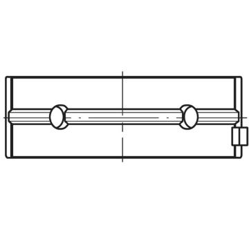 Hlavní ložiska klikového hřídele MAHLE 001 HL 19810 000