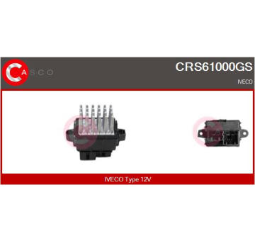 Odpor, vnitřní tlakový ventilátor CASCO CRS61000GS