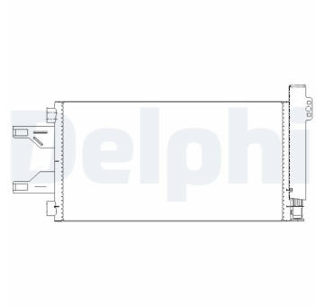 Kondenzátor, klimatizace DELPHI TSP0225676
