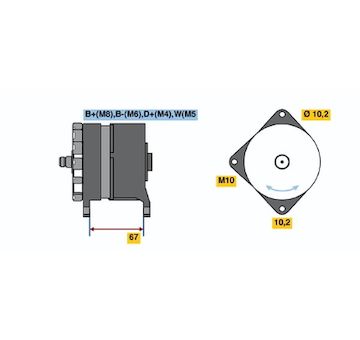 generátor BOSCH 0 120 468 132