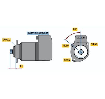 Startér BOSCH 0 001 417 075