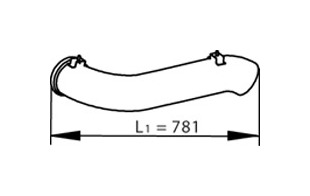 Výfuková trubka DINEX 81729