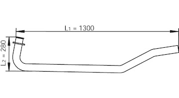 Výfuková trubka DINEX 47101