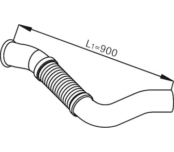 Výfuková trubka DINEX 54104