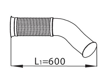 Výfuková trubka DINEX 68090