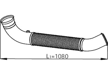 Výfuková trubka DINEX 68505