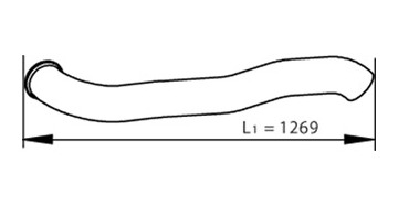 Výfuková trubka DINEX 81733