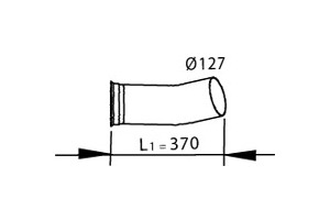 Výfuková trubka DINEX 82144