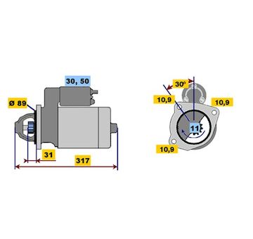 Startér BOSCH 0 001 231 023