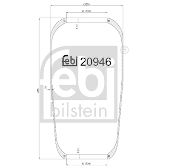 Mech, pneumatické odpružení FEBI BILSTEIN 20946