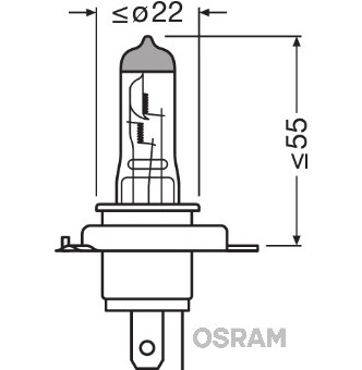 Žárovka mlhového světlometu OSRAM 64193ALS