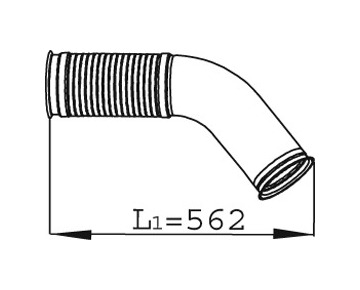 Výfuková trubka DINEX 68279