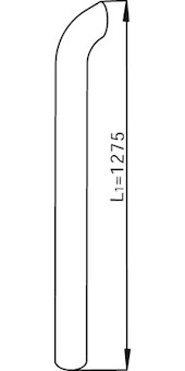 Výfuková trubka DINEX 68701