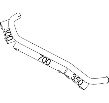 Výfuková trubka DINEX 52647