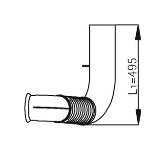 Výfuková trubka DINEX 53127