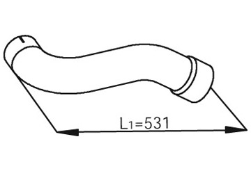 Výfuková trubka DINEX 54203