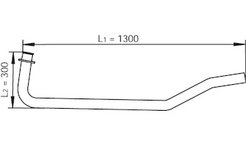 Výfuková trubka DINEX 47102
