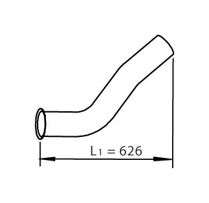 Výfuková trubka DINEX 48120