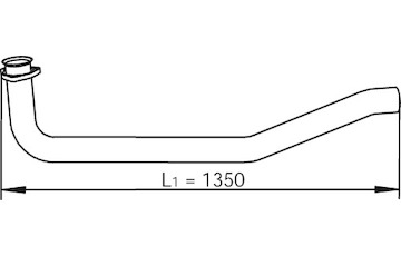 Výfuková trubka DINEX 47146